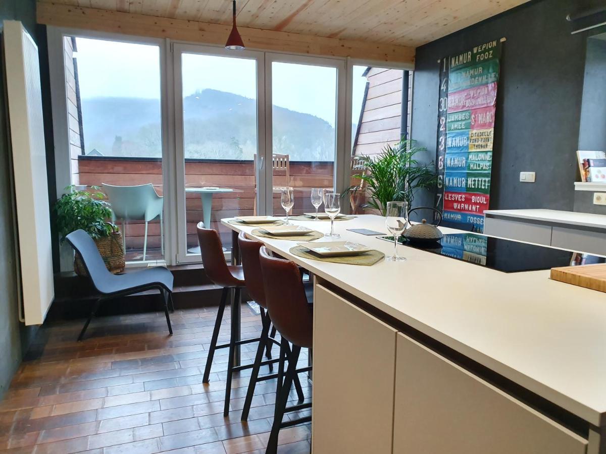 Vue Sur Meuse Apartman Profondeville Kültér fotó